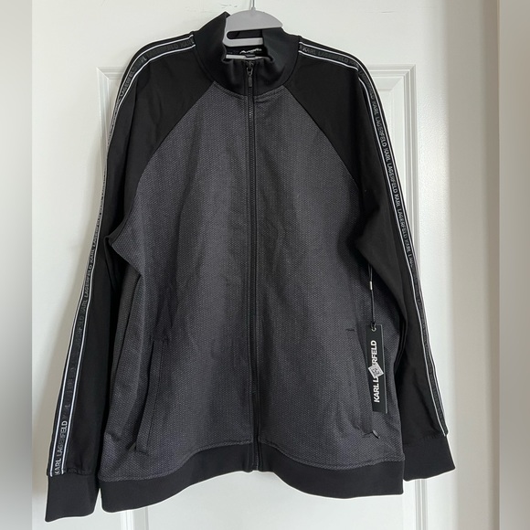 Karl Lagerfeld Other - Karl Lagerfeld black zip-up sweatshirt.  Brand new and never worn.